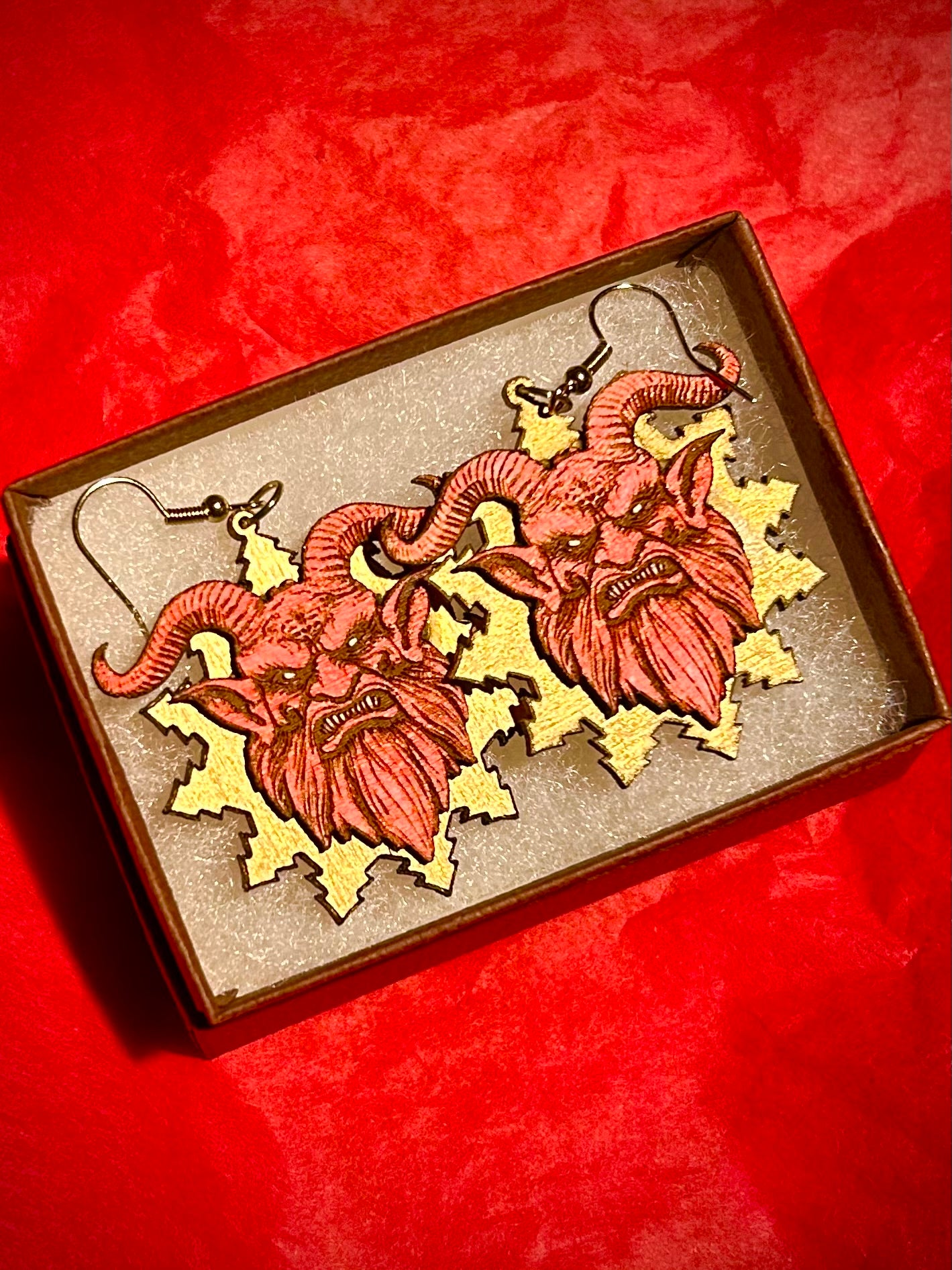 Krampus Earrings